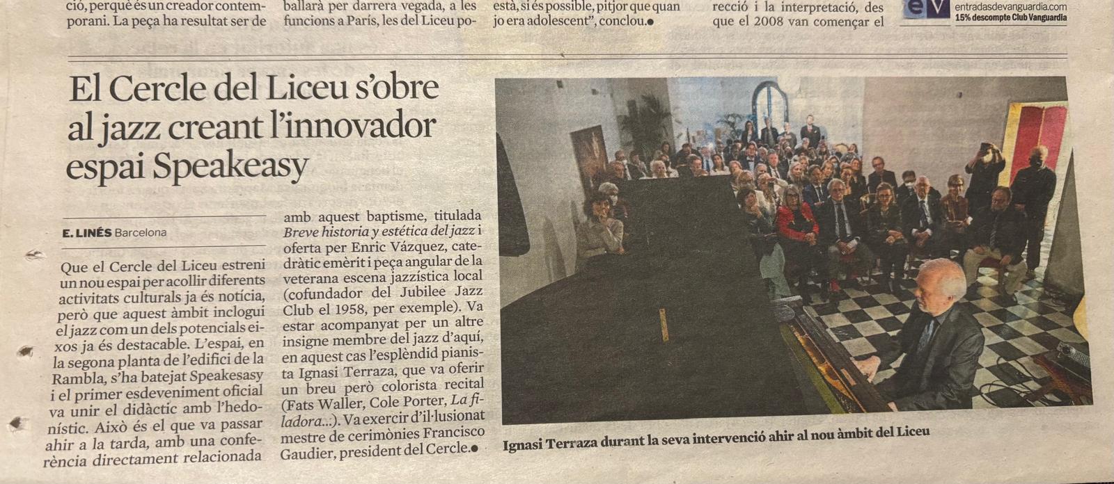 Speaker at the Liceo Circle